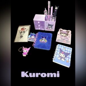 Kuromi Stationery Set